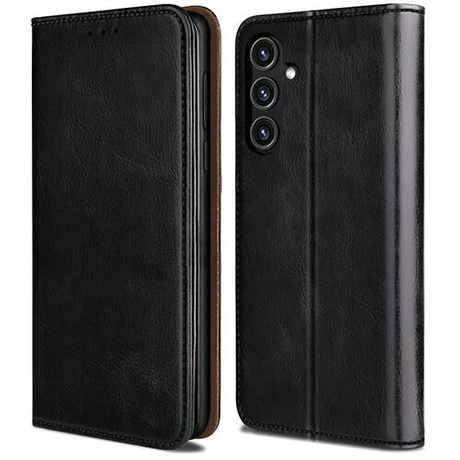 Etui do Samsung Galaxy A35 5G SKÓRZANE PORTFEL CASE + SZKŁO HARTOWANE