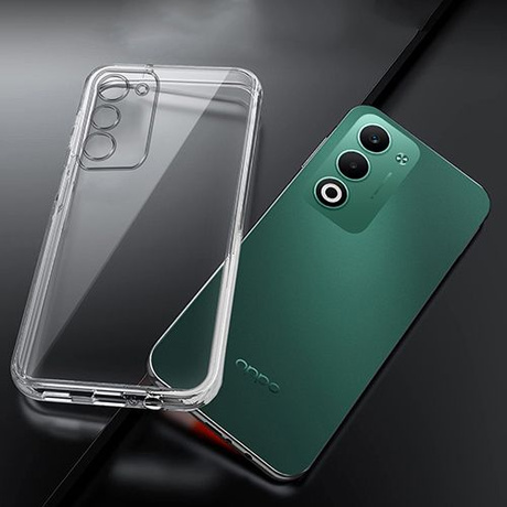 Etui do Oppo A5 5G WZMACNIANE 360° CLEAR CASE + 2x SZKŁO HARTOWANE