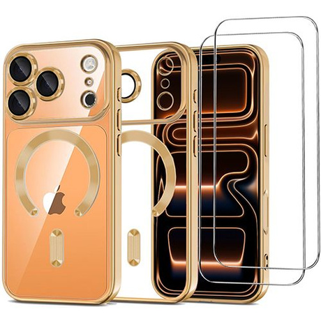Etui do iPhone 17 Pro Silicone do Magsafe  + 2X SZKŁO HARTOWANE