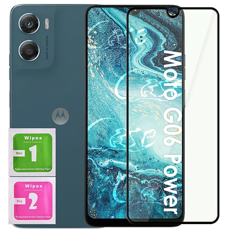 SZKŁO HARTOWANE 5D do Motorola Moto G06 / G06 Power szybka na cały ekran 