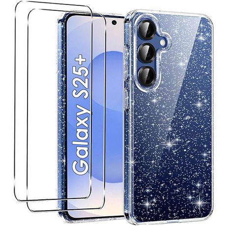 Etui do Samsung Galaxy S25 Plus 5G BROKAT CASE + 2x SZKŁO HARTOWANE