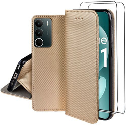 Etui do Realme C71 SMART MAGNET CASE + 2X SZKŁO HARTOWANE