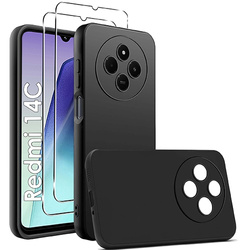 Etui SOFT MATT CASE do Xiaomi Redmi 14C + 2X SZKŁO HARTOWANE