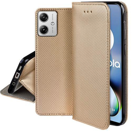 Etui do Motorola Moto G54 5G SMART MAGNET CASE + SZKŁO HARTOWANE