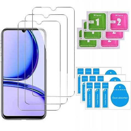 3x SZKŁO HARTOWANE 9H SZYBKA do Realme Note 50