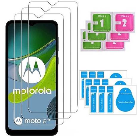 3x SZKŁO HARTOWANE 9H do Motorola Moto E13