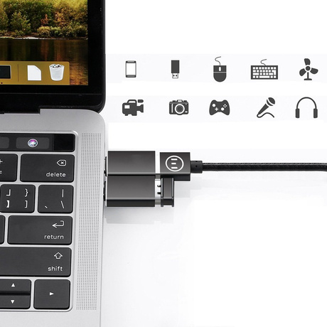 ADAPTER OTG USB-C typ C - USB 3.0 MYSZKA PENDRIVE