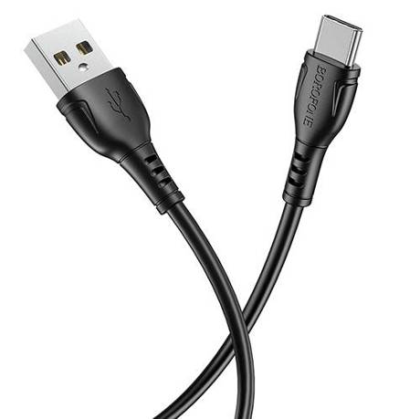 Borofone SZYBKI KABEL USB TYPE-C QUICK CHARGE 3A 1M