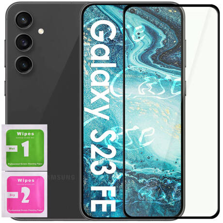 ETUI PANCERNE KARBON do Samsung Galaxy S23 FE + SZKŁO 5D