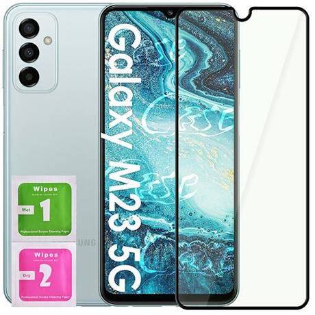 ETUI do SAMSUNG GALAXY M23 5G PANCERNE KARBON CASE + SZKŁO 5D