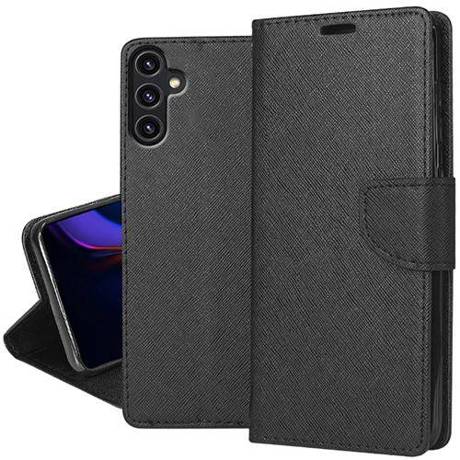 ETUI do Samsung Galaxy A16 5G PORTFEL CASE Z ZAPINKĄ + SZKŁO SZYBKA 9H