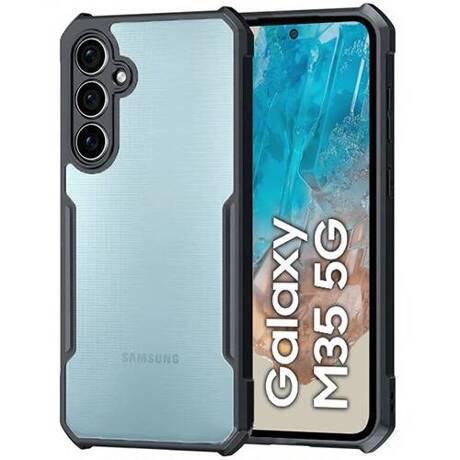 ETUI do Samsung Galaxy M35 5G WZMACNIANE 360° SHOCK CASE + SZKŁO