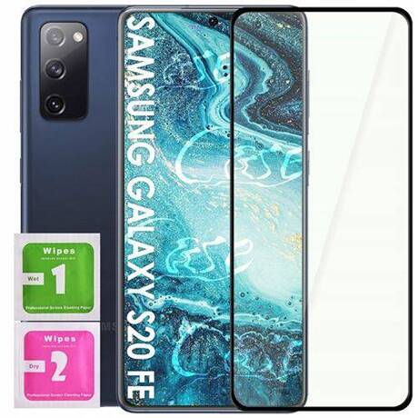 ETUI do Samsung Galaxy S20 FE PANCERNE KARBON CASE + SZKŁO 5D