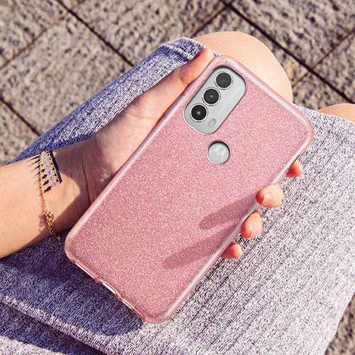 Etui BLING BROKAT CASE do Motorola Moto E20 + SZKŁO HARTOWANE