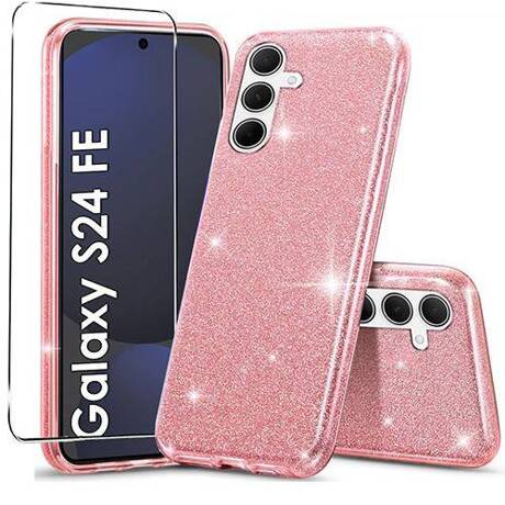 Etui BLING BROKAT CASE do Samsung Galaxy S24 FE + SZKŁO HARTOWANE