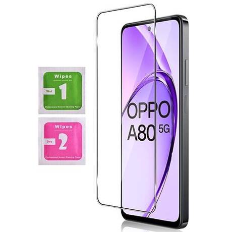 Etui SKÓRZANE do Oppo A80 5G wzory PORTFEL + SZKŁO