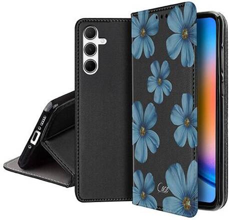 Etui SKÓRZANE do Samsung Galaxy A16 5G wzory PORTFEL + SZKŁO