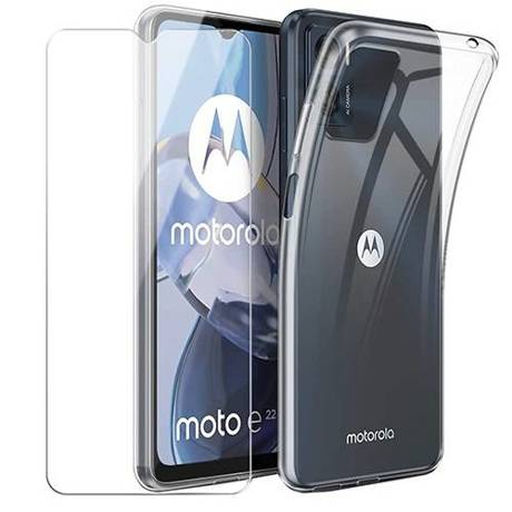 Etui SLIM CASE do Motorola Moto E22 / E22i + SZKŁO HARTOWANE