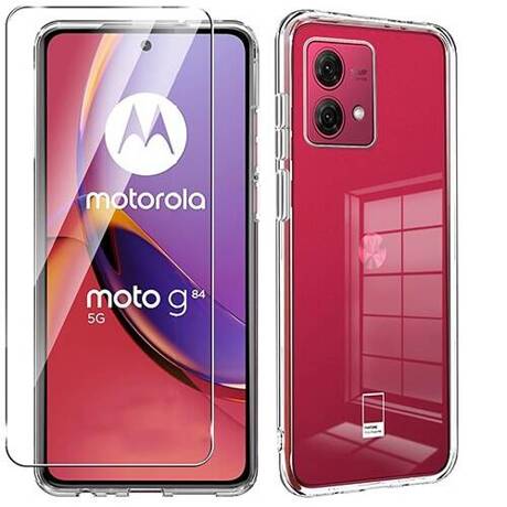 Etui SLIM CASE do Motorola Moto G84 5G + SZKŁO HARTOWANE