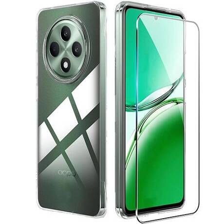 Etui SLIM CASE do Oppo Reno 12F 5G / 12 FS 5G + SZKŁO HARTOWANE