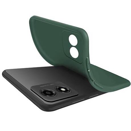 Etui SOFT MATT CASE do Motorola Moto E14 + SZKŁO HARTOWANE