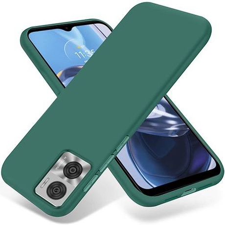 Etui SOFT MATT CASE do Motorola Moto E22 / E22i + SZKŁO HARTOWANE