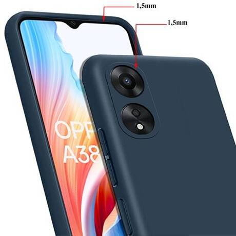 Etui SOFT MATT CASE do Oppo A18 / A38 4G + SZKŁO HARTOWANE