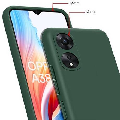 Etui SOFT MATT CASE do Oppo A18 / A38 4G + SZKŁO HARTOWANE