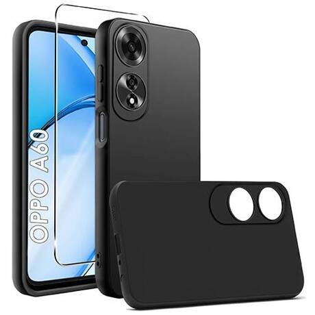 Etui SOFT MATT CASE do Oppo A60 + SZKŁO HARTOWANE