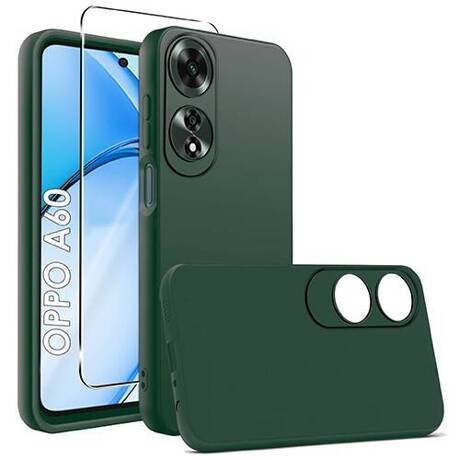 Etui SOFT MATT CASE do Oppo A60 + SZKŁO HARTOWANE