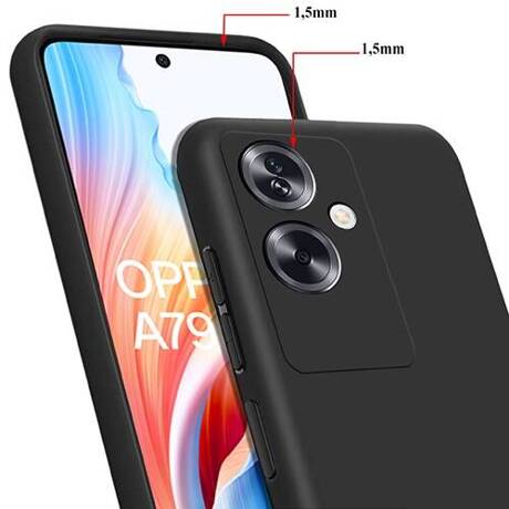 Etui SOFT MATT CASE do Oppo A79 5G + SZKŁO HARTOWANE