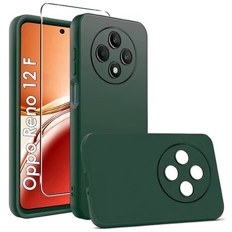 Etui SOFT MATT CASE do Oppo Reno 12F 5G / 12 FS 5G + SZKŁO HARTOWANE