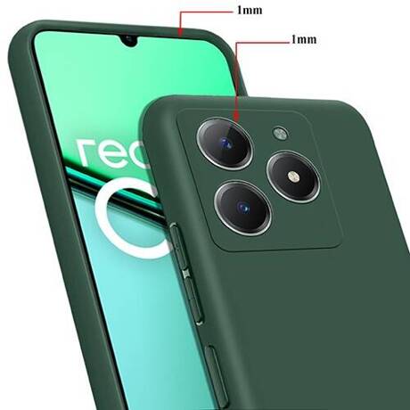 Etui SOFT MATT CASE do Realme Note 60 / C63 / C61 + SZKŁO HARTOWANE