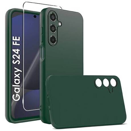 Etui SOFT MATT CASE do Samsung Galaxy S24 FE + SZKŁO HARTOWANE