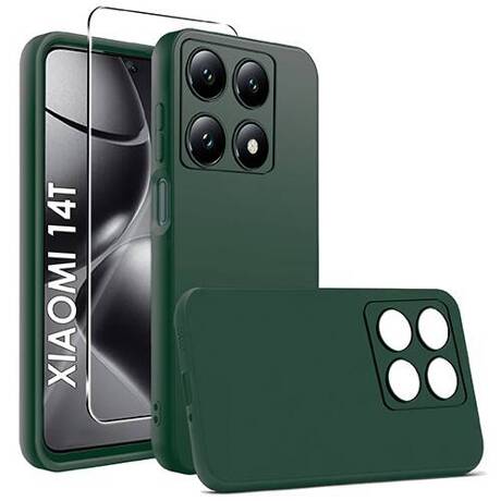 Etui SOFT MATT CASE do Xiaomi 14T / 14T Pro + SZKŁO HARTOWANE