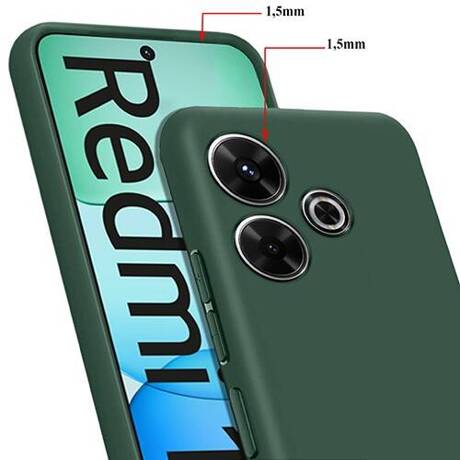 Etui SOFT MATT CASE do Xiaomi Redmi 13 4G + SZKŁO HARTOWANE