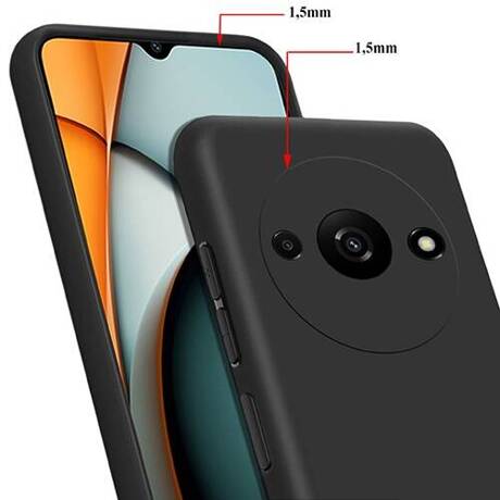 Etui SOFT MATT CASE do Xiaomi Redmi A3 + SZKŁO HARTOWANE