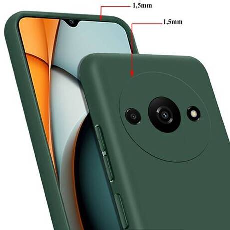 Etui SOFT MATT CASE do Xiaomi Redmi A3 + SZKŁO HARTOWANE