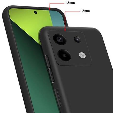 Etui SOFT MATT CASE do Xiaomi Redmi Note 13 Pro 5G + SZKŁO HARTOWANE