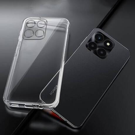 Etui do Honor X6a WZMACNIANE 360° CLEAR CASE + SZKŁO HARTOWANE