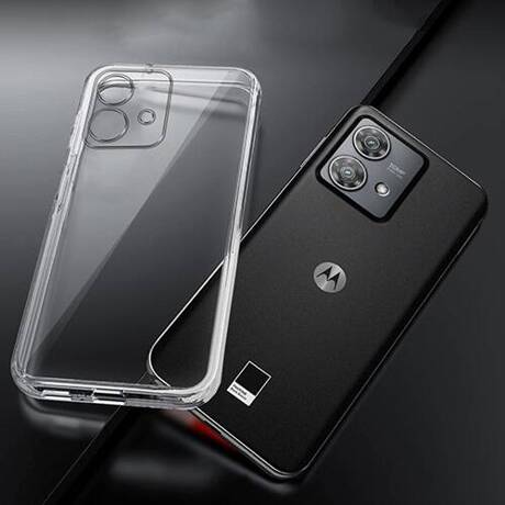 Etui do Motorola Edge 40 Neo WZMACNIANE 360° CLEAR CASE 