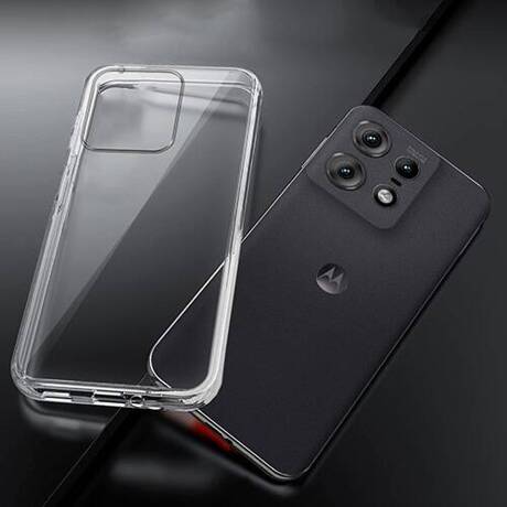 Etui do Motorola Edge 50 Pro WZMACNIANE 360° CLEAR CASE