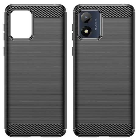 Etui do Motorola Moto E13 KARBON CASE pancerne + SZKŁO