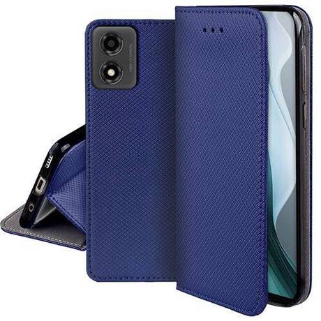 Etui do Motorola Moto E14 SMART MAGNET CASE + SZKŁO HARTOWANE