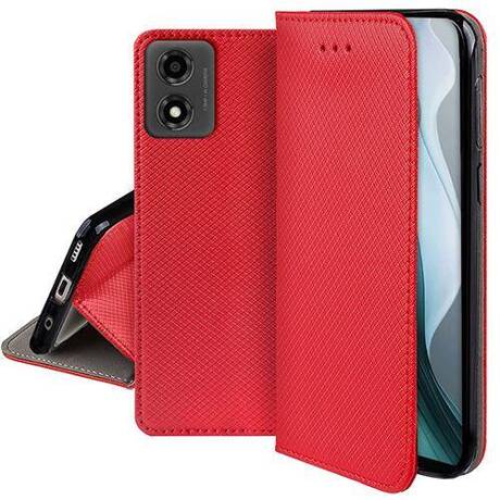 Etui do Motorola Moto E14 SMART MAGNET CASE + SZKŁO HARTOWANE