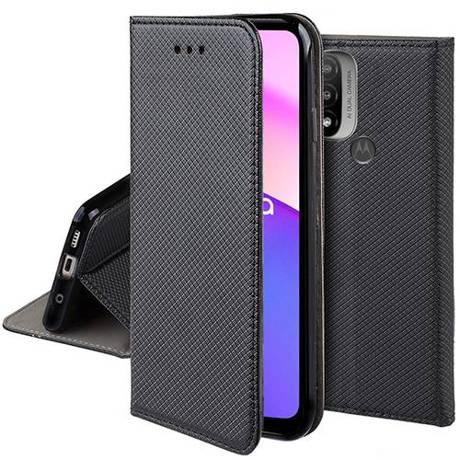 Etui do Motorola Moto E20 SMART MAGNET CASE + SZKŁO HARTOWANE