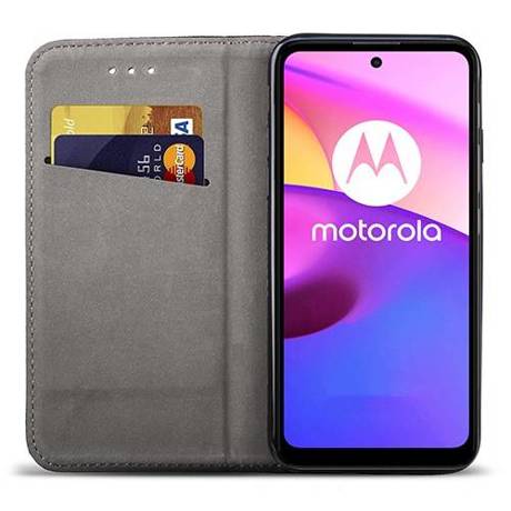 Etui do Motorola Moto E20 SMART MAGNET CASE + SZKŁO HARTOWANE