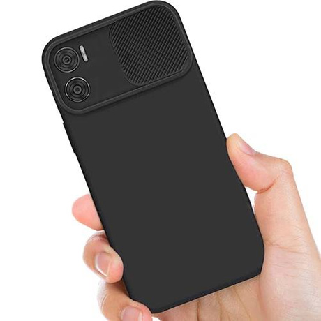 Etui do Motorola Moto E22 / E22i CAMSHIELD Silicone + SZKŁO HARTOWANE