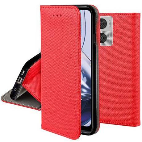 Etui do Motorola Moto E22 / E22i SMART MAGNET CASE + SZKŁO HARTOWANE