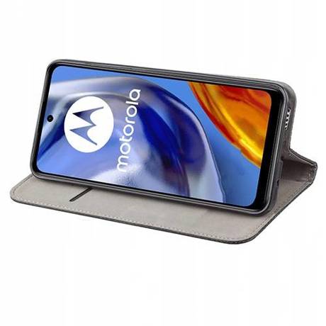 Etui do Motorola Moto E32 / E32s SMART MAGNET CASE + SZKŁO HARTOWANE